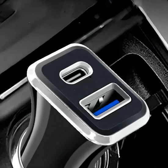 Cargador Treqa Usb Y Tipo C Auto®
