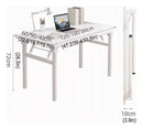Mesa Escritorio Plegable Con Ruedas Versátil 75cmx40cmx40cm®