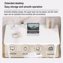 Mesa Escritorio Plegable Con Ruedas Versátil 75cmx40cmx40cm®