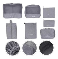 Kit Organizador De Viaje Con Cremallera Water Proof 7piezas®