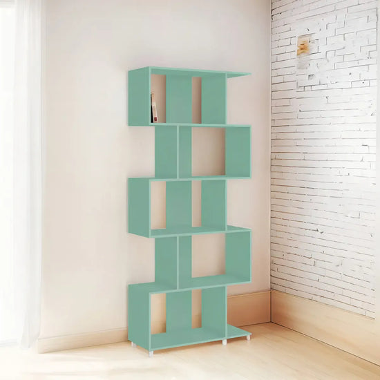 Biblioteca Geometrica Linea Retro 5 Estantes Premium Resist®