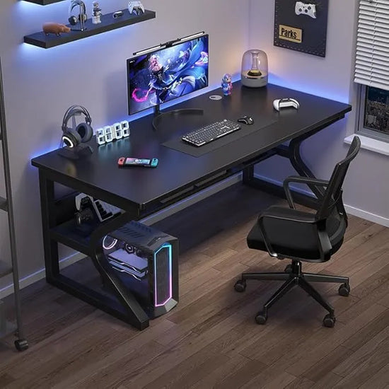 Escritorio Gamer Madera Mdf/patas Metálicas Premium®