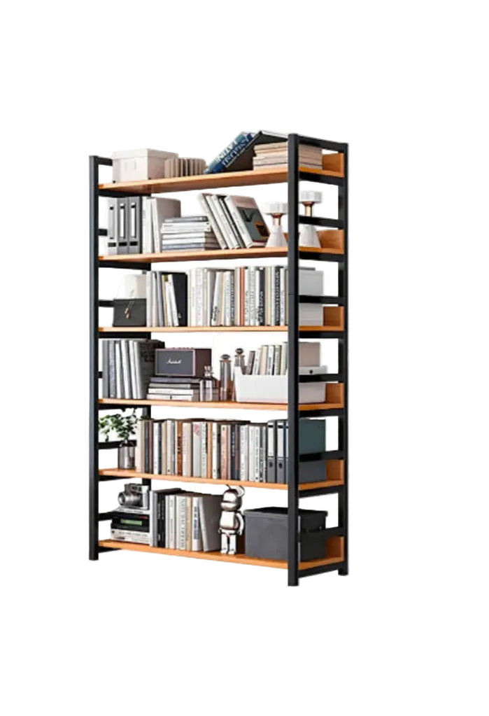 Estantería De Metal Y Mdf, Con 6 Estantes Para Almacenaje®