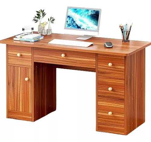 Escritorio De Mesa Para Pc Minimalista - 6 Cajones®