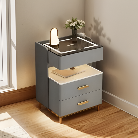 Mesa De Luz Moderna Con Carga Inalámbrica®