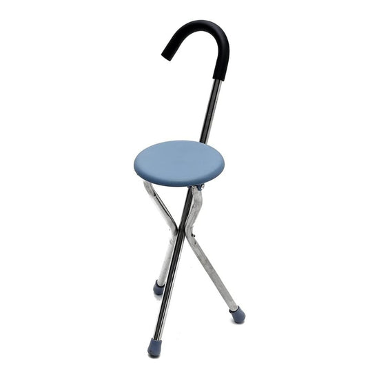 Bastón Con Asiento Plegable - 3 Apoyos®