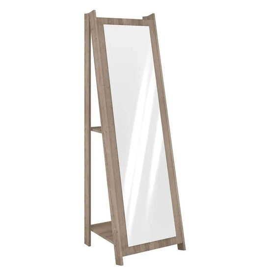 Espejo Moderno con Borde para Living Dormitorio+2 Estantes®