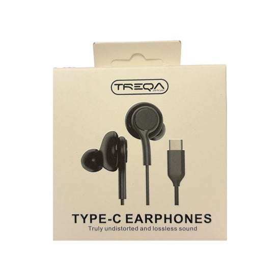 Auriculares Compatibles Con Cable Tipo C Treqa Negros®