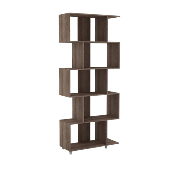 Biblioteca Geometrica Linea Retro 5 Estantes Premium Resist®