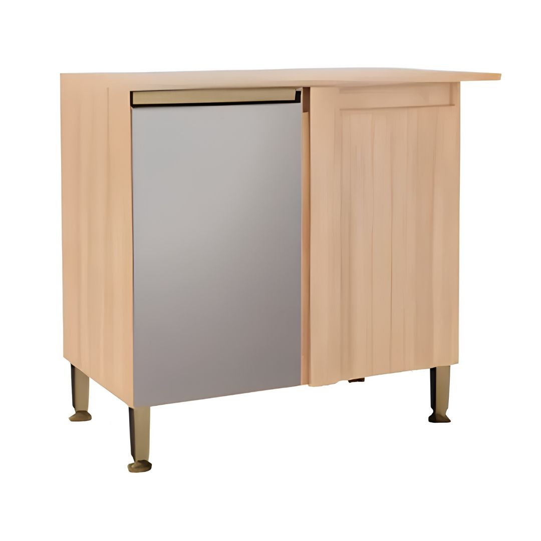 Mueble Bajo Mesada de Cocina 2 Puertas Minimalista Madera Mdp®