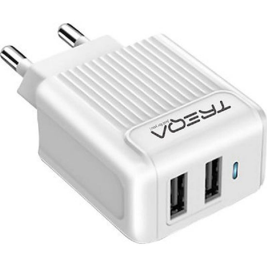 Cargador Treqa Compatible Usb Doble®