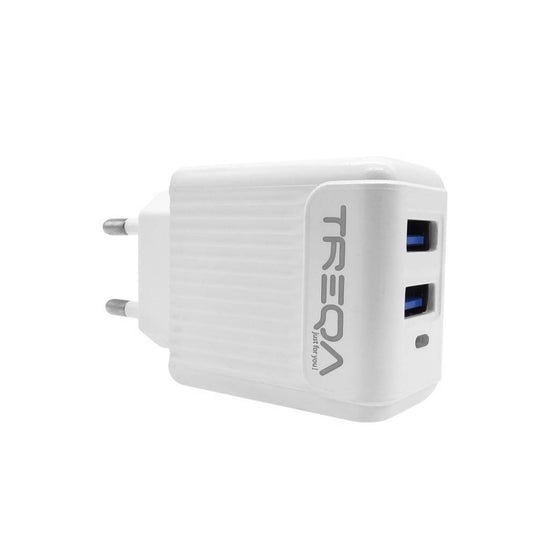 Cargador Treqa Compatible Usb Doble®