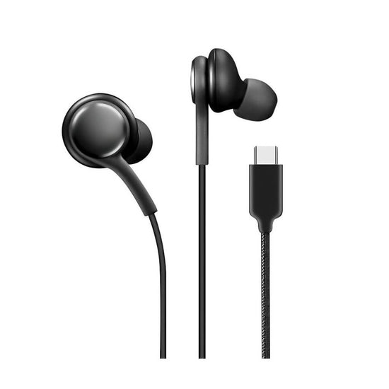 Auriculares Compatibles Con Cable Tipo C Treqa Negros®