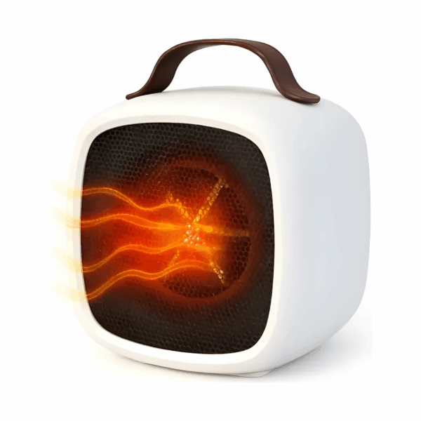 Mini Calefactor Baño Dormitorio Calefactor Eléctrico Portátil De 1200W - Calentador Cerámico Silencioso, Bajo Consumo, Ideal Para Oficina, Baño O Dormitorio Calefactor Silencioso Bajo Consumo
