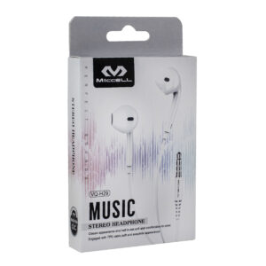 Auricular Miccell Cables 3.5mm Blancos Stereo Premium®