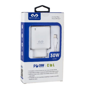 Adaptador Con Puerto Tipo C + Cable Lightning 30w 1m Cable®