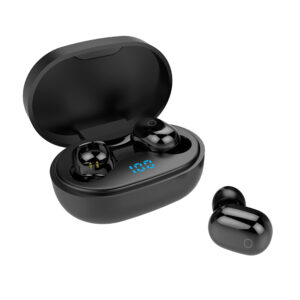 Auricular Inalambrico Miccell Bh25 Bt Tws Negro Led®