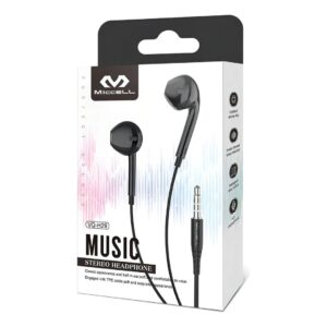 Auricular Miccell Vq-h29 Manos Libres 3.5mm Negro®