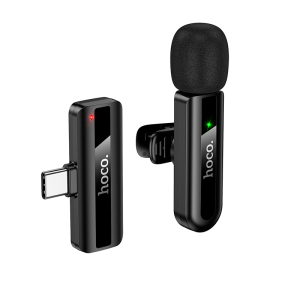 Microfono Externo Polarizado Hoco L20 Para Tipo C Negro®