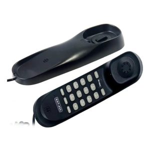 Teléfono De Línea Fija Tipo Zapatilla Mesa O Pared Negro®