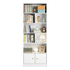 Estantería Organizador 7estantes 2puertas 178x60 Mdf Blanco®