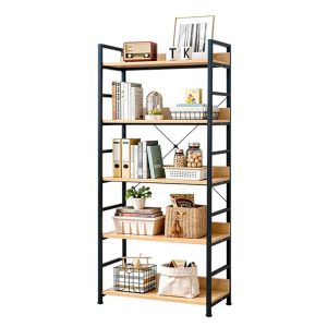 Estantería Estilo Industrial Acero Y Mdf 5 estantes 80x182cm®