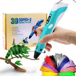 Lapicera 3d Lápiz Impresión Celeste Con Filamento Impresora 220w®