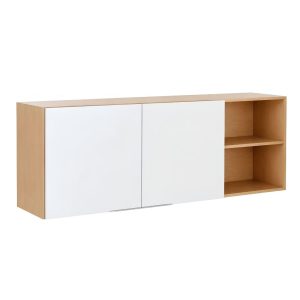Alacena Cocina Minimalista Blanco/madera 1 Puerta Isabelle®