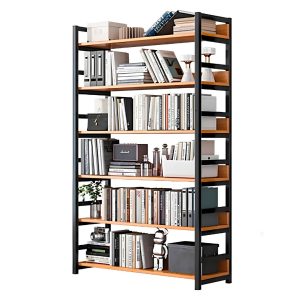 Estantería De Metal Y Mdf, Con 6 Estantes Para Almacenaje®