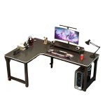 Escritorio Gamer En L Fibra De Carbono Y Hierro 160x120cm®