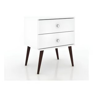 Mesita De Luz Linea Retro Modern Calidad Premium 2 Cajones®