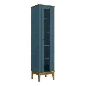 Armario Cristalero Living 1 Puerta Estilo Colonial Premium®